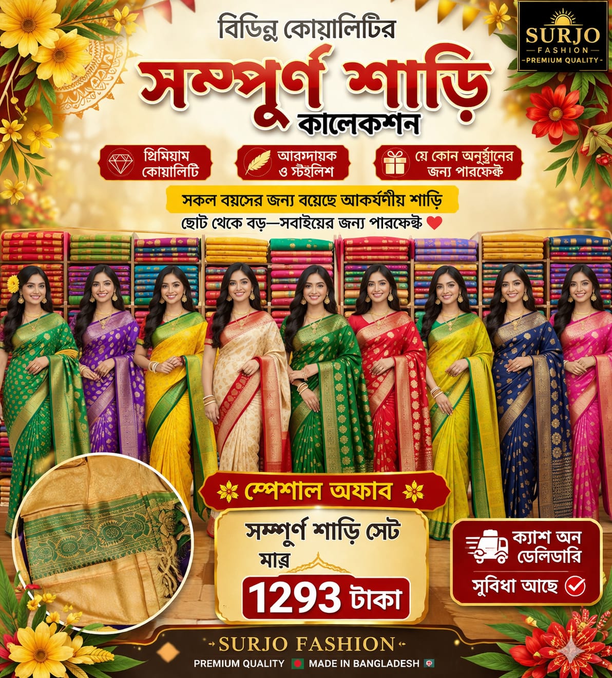 premium saree